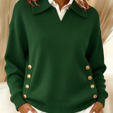 Vicenta | Pull avec Col Polo et Boutons
