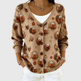 Felicity - Knit Button-Front Cardigan