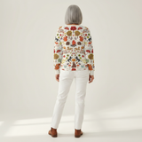 Meredith - Cream Mini Tree Sweater