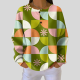 Sloane - Abstract Print Sweater