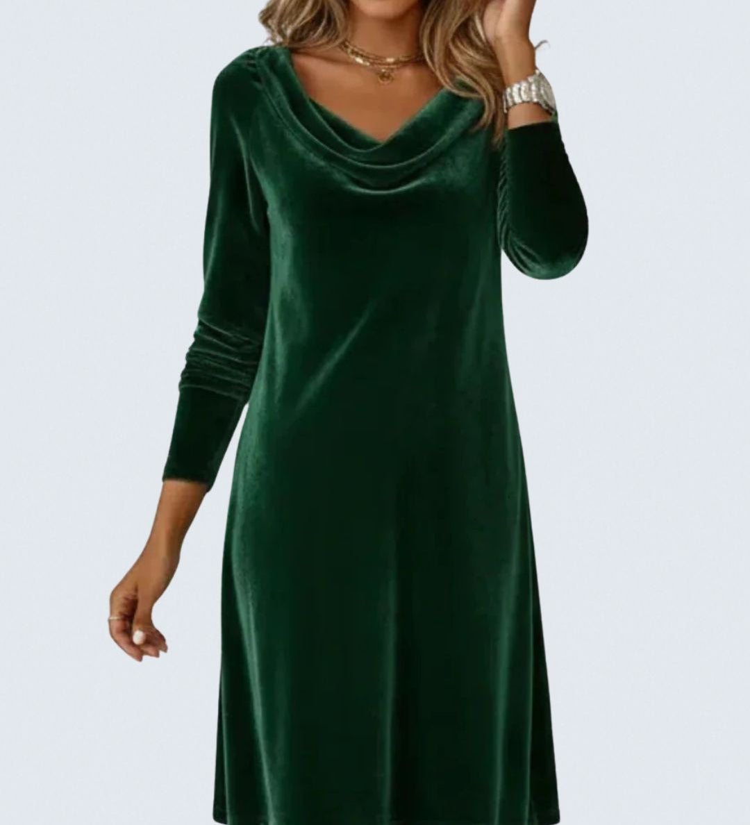 Serena - Loose Fitting Velvet Dress