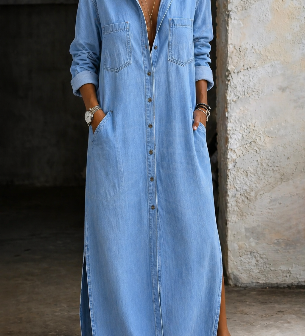 Delana - Button Down Dress