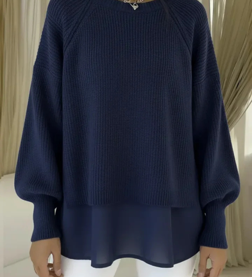 Casilda | Pull Effet Deux Pièces