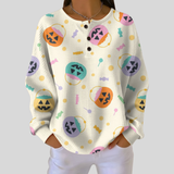 Leona - Halloween Print Sweater