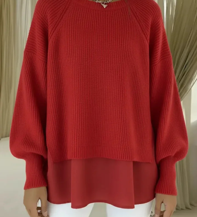 Casilda | Pull Effet Deux Pièces