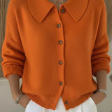 Vega | Veste en Tricot avec Col Chemise