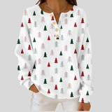 Bonnie - Red and Green Christmas Tree Sweater