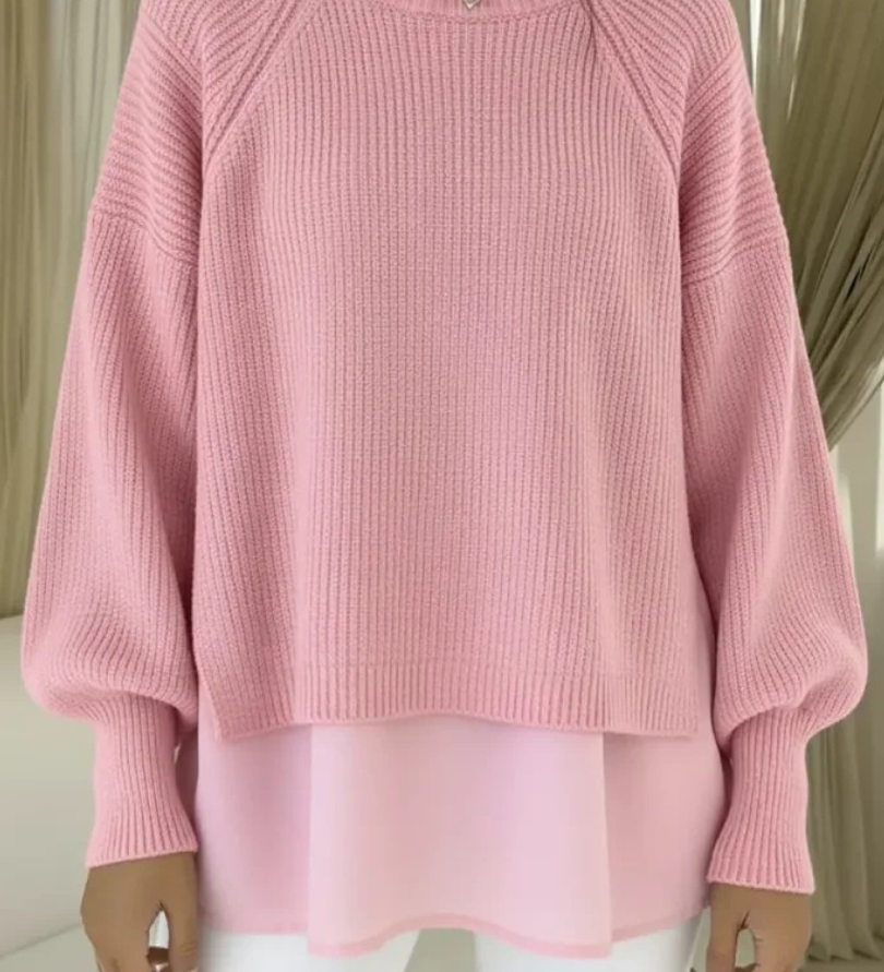 Casilda | Pull Effet Deux Pièces