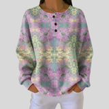 Amanda - Folk Flower Print Sweater