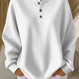 Milagros | Sweat-shirt Henley Gofré