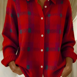 Candela | Veste en Tricot à Carreaux