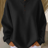 Milagros | Sweat-shirt Henley Gofré