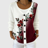 Georgia - Knit Button-Front Cardigan