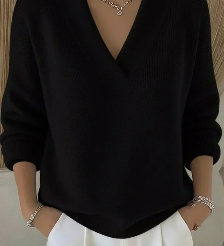 Violeta | Pull Ample avec Col en V