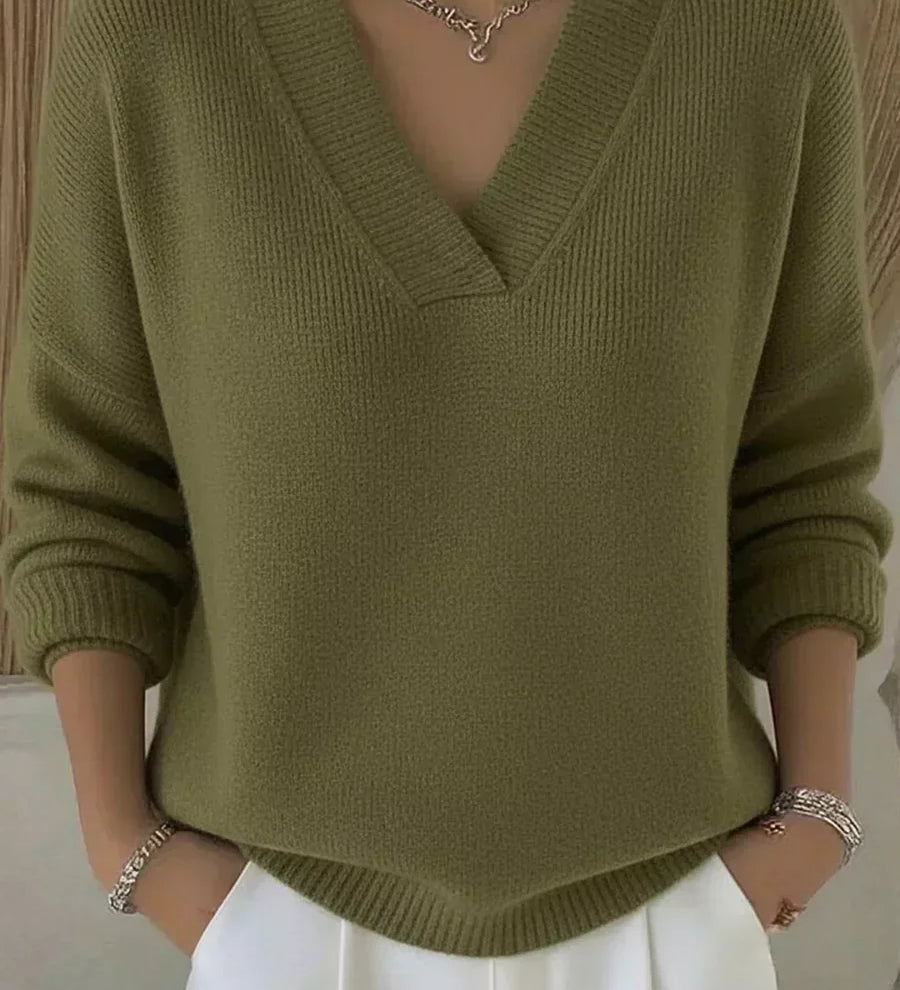 Violeta | Pull Ample avec Col en V