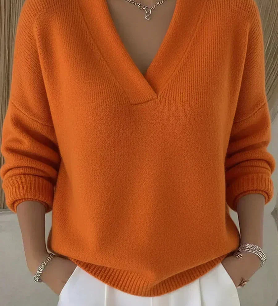 Violeta | Pull Ample avec Col en V