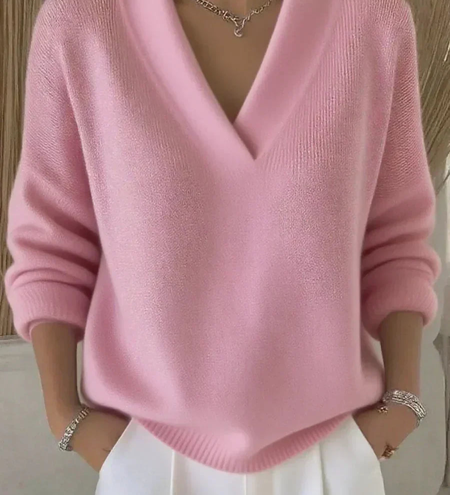 Violeta | Pull Ample avec Col en V