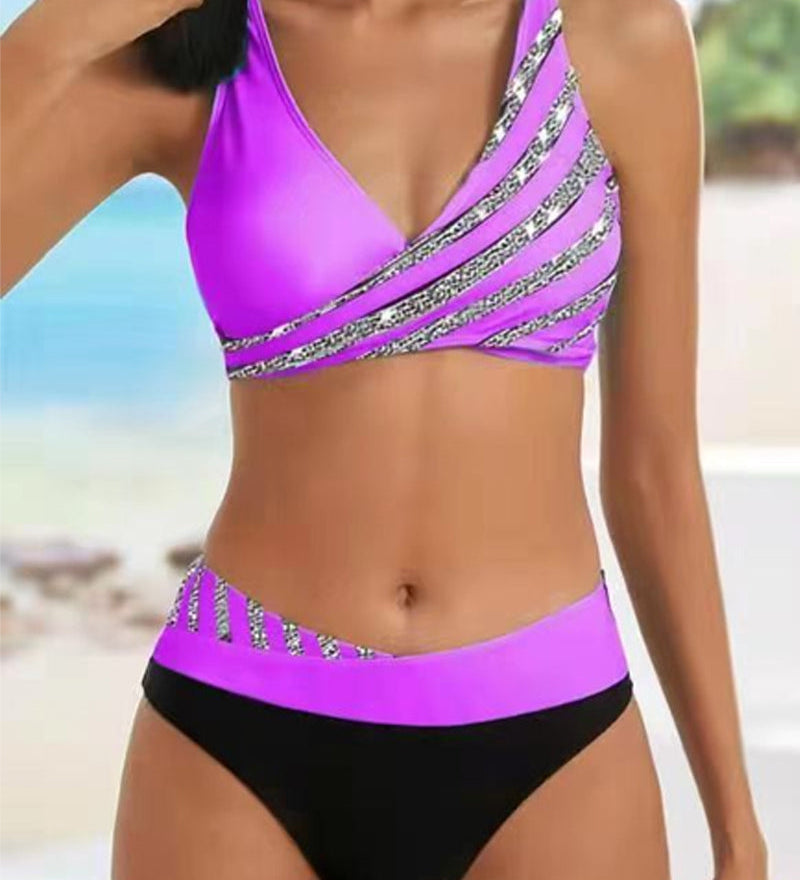 Maya - Printed Bikini in Warm Tones