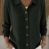 Josefina | Veste en Tricot avec Col et Boutons