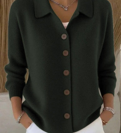 Josefina | Veste en Tricot avec Col et Boutons