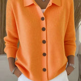 Josefina | Veste en Tricot avec Col et Boutons