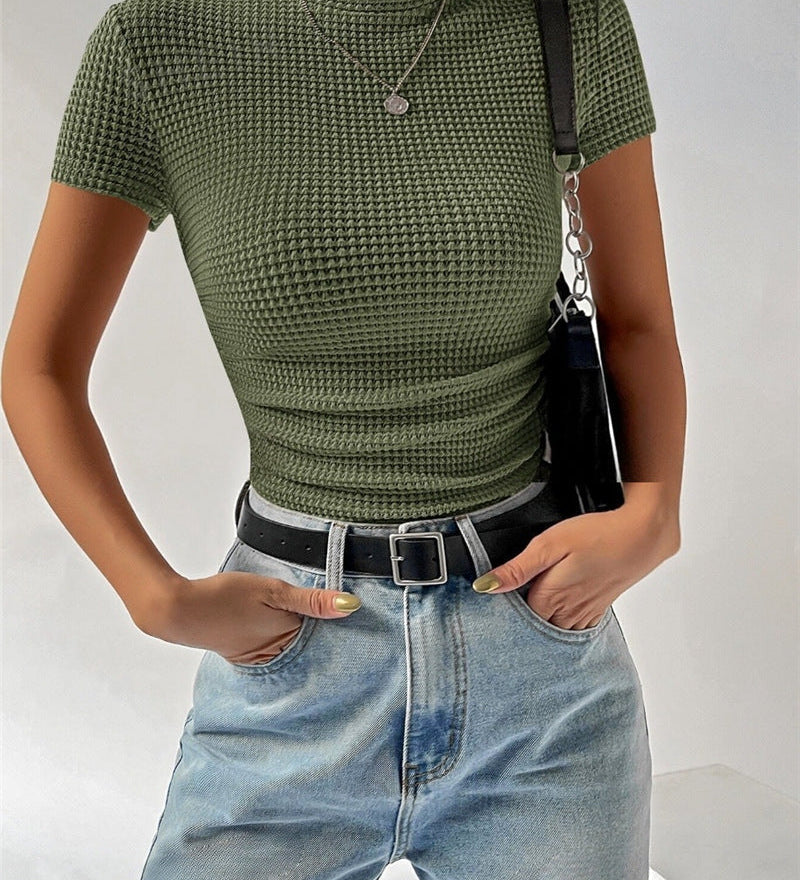 NAOMIE - Women Sleek Slim-Fit Tee