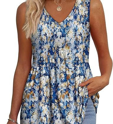 ELIORA - Effortless Flowy Sleeveless Tank Top