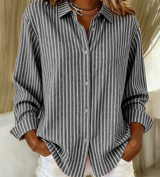 Jimena | Chemise Rayée avec Boutons