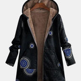 Adele - Sherpa Jacket with Ethnic Print