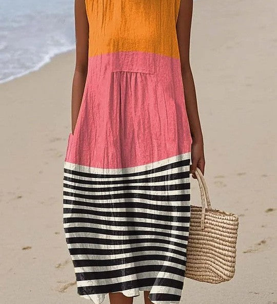 Vanessa - Colour Block Dress