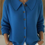 Vega | Veste en Tricot avec Col Chemise