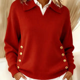 Vicenta | Pull avec Col Polo et Boutons