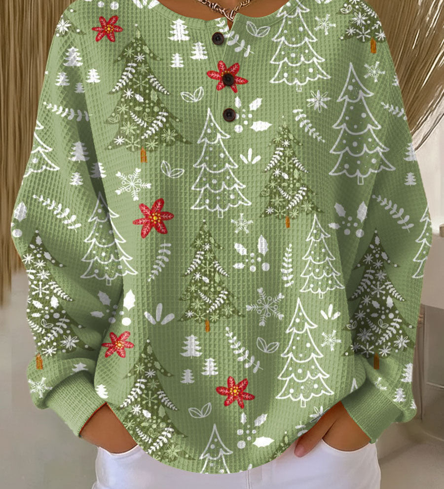 Ivy - Green Christmas Tree Sweater