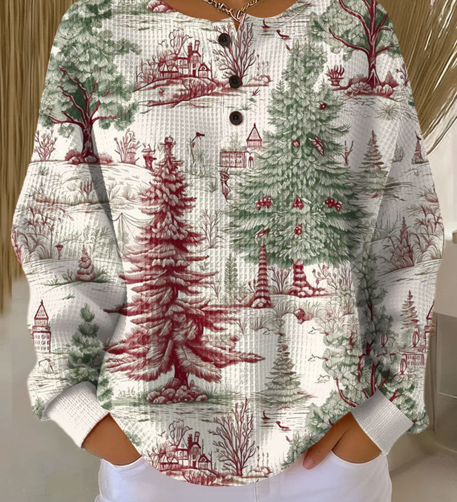 Luna - Winter Landscape Sweater