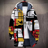 Jennifer - Bold Mondrian-Inspired Cat Print Jacket