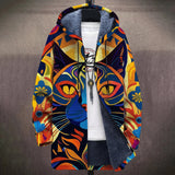 Eleanor - Multicoloured Pop Art Cat Print Jacket