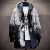 Beatrice - Black and White Smoky Print Jacket