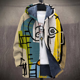 Clementine - Multicoloured Cubist Face Print Jacket
