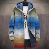 Louisa - Multicoloured Horizon Gradient Print Jacket