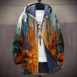 Evelyn - Multicoloured Abstract Brushstroke Print Jacket